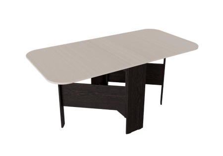 Стол-книжка Т1 венге цаво / дуб белфорт